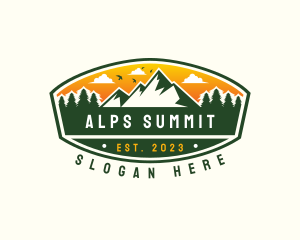 Mountain Travel Summit logo design