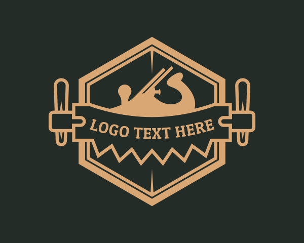 Woodcarving logo example 1