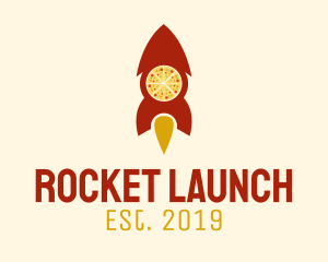 Fast Rocket Pizza  logo