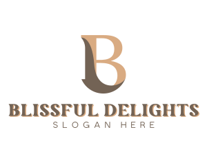 Boutique Luxury Letter B logo design