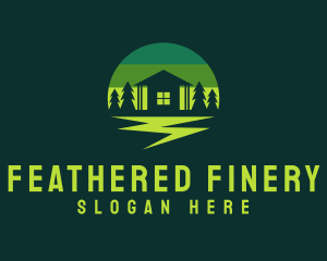 Forest Cabin House  Logo