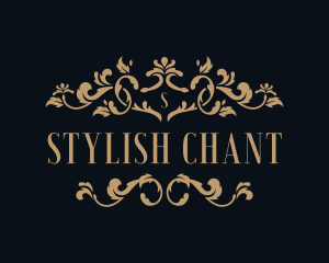 Luxury Stylish Floral logo design