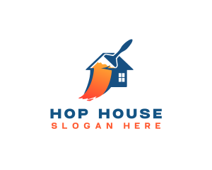 House Painter Renovate logo design