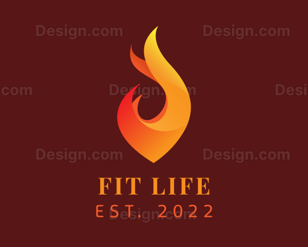 Flame Heating Energy Logo