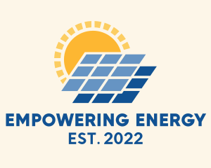 Solar Energy Sustainability  logo design