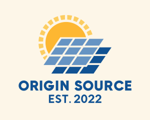 Solar Energy Sustainability  logo design