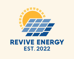 Solar Energy Sustainability  logo design