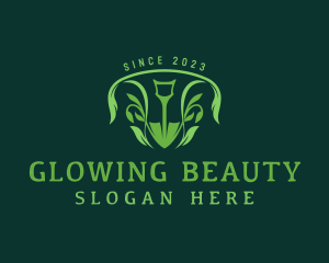Leaf Planting Shovel Logo