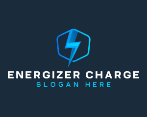 Thunder Shield Electricity logo design