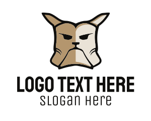 Tough Bulldog Dog logo