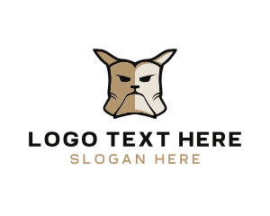Tough Bulldog Dog logo