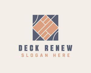 Flooring Pattern Tile Design logo design