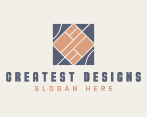 Flooring Pattern Tile Design logo design