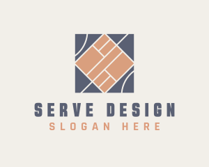 Flooring Pattern Tile Design logo design