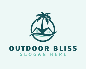 Vacation Beach House logo design