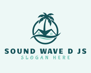 Vacation Beach House logo design