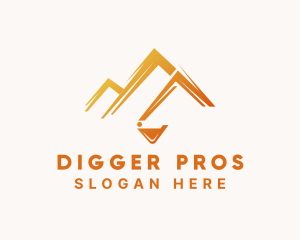 Orange Mountain Excavation  logo design