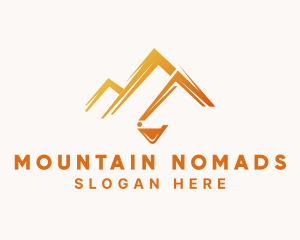 Orange Mountain Excavation  logo design