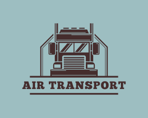 Freight Truck Logistics logo design