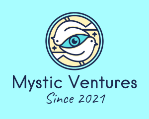 Mystic Eye Dove logo design