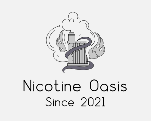 Electric Cigarette Wings logo design