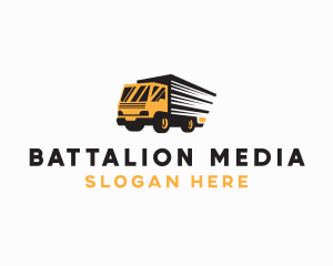 Logistics Truck Delivery logo design