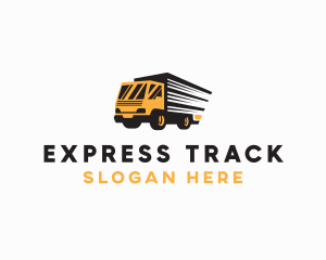 Logistics Truck Delivery logo design