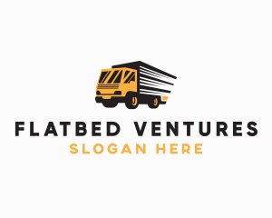 Logistics Truck Delivery logo design