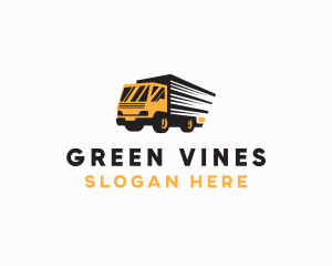 Logistics Truck Delivery logo design