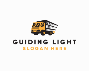 Logistics Truck Delivery logo design