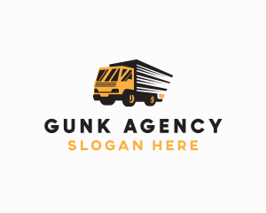 Logistics Truck Delivery logo design