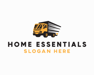 Logistics Truck Delivery logo design