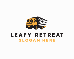 Logistics Truck Delivery logo design