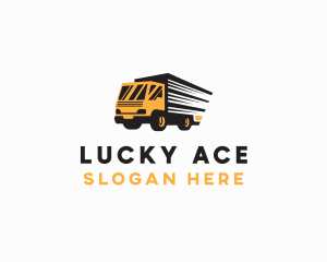 Logistics Truck Delivery logo design