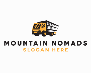 Logistics Truck Delivery logo design