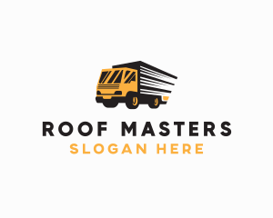 Logistics Truck Delivery logo design