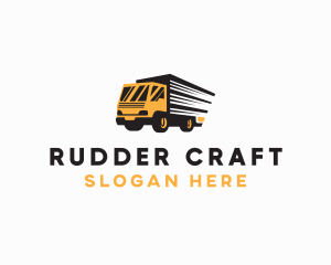 Logistics Truck Delivery logo design