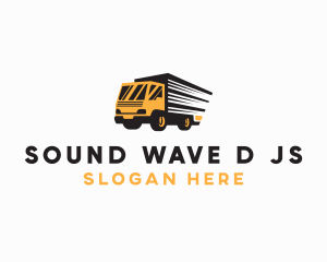 Logistics Truck Delivery logo design