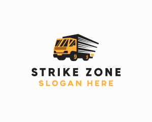 Logistics Truck Delivery logo design