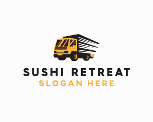 Logistics Truck Delivery logo design