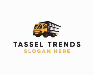 Logistics Truck Delivery logo design