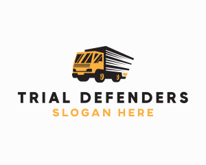 Logistics Truck Delivery logo design