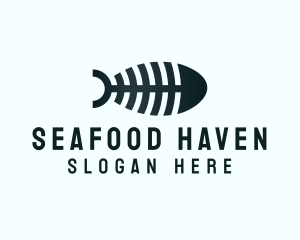 Fishbone Seafood Restaurant  logo design