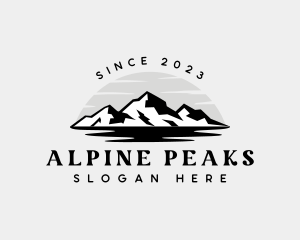 Outdoor Mountain Alpine logo design