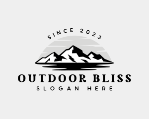 Outdoor Mountain Alpine logo design