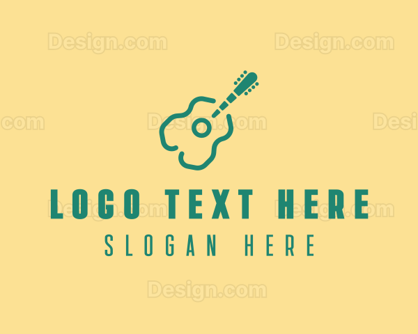 Music Instrument Guitar Logo