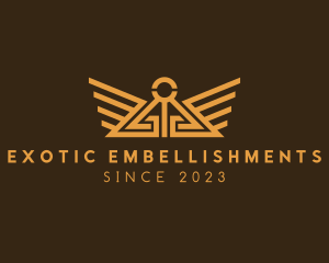 Ancient Temple Wings logo design