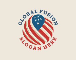 American Flag Global logo design