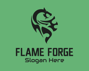 Dragon Flame Gaming  logo design