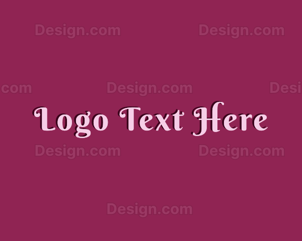 Traditional Stylish Fashion Logo